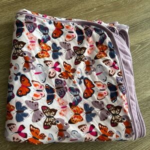 Little Sleepies Butterfly Kisses Cloud Blanket